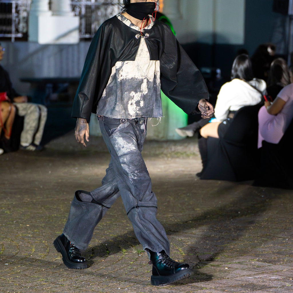 "11:44" MODULAR DENIM PANTS
